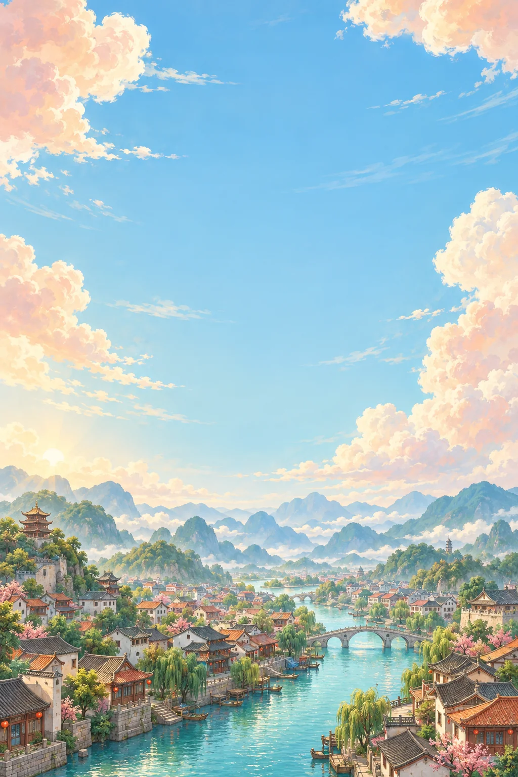 纸飞机防线的游戏场景